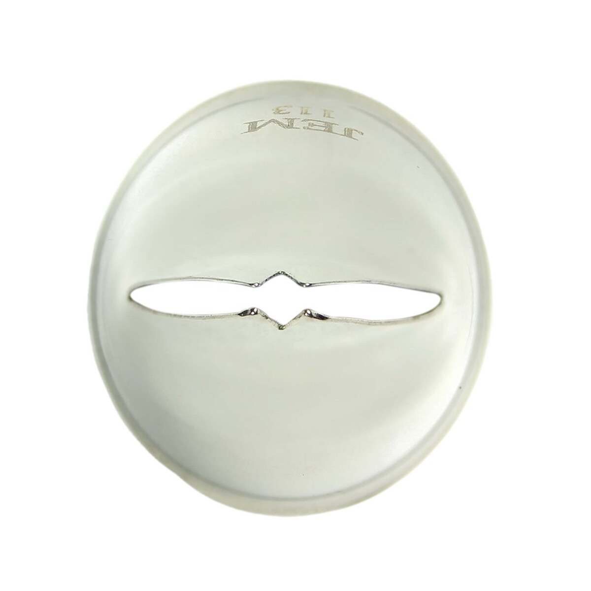 PME Stalowa końcówka dekoracyjna liść