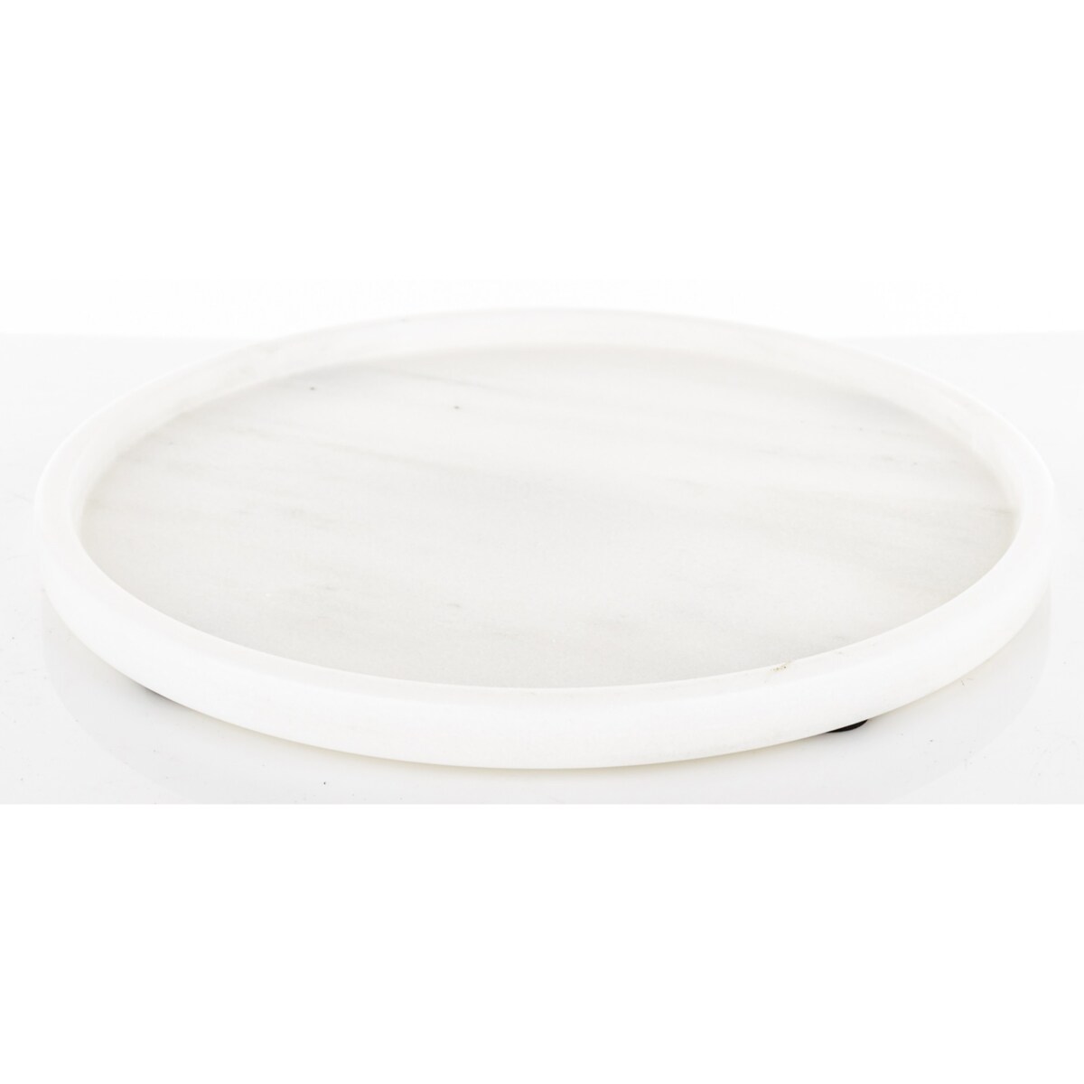 Taca dekoracyjna okrągła marmurowa 25x25 cm TREI