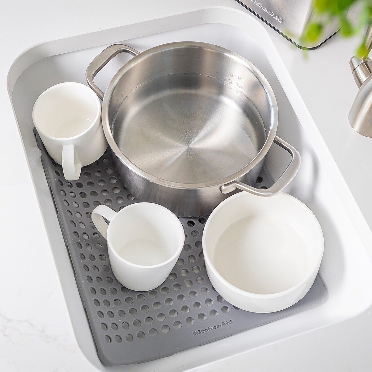 KitchenAid mata silikonowa do zlewu 29 x 34 cm