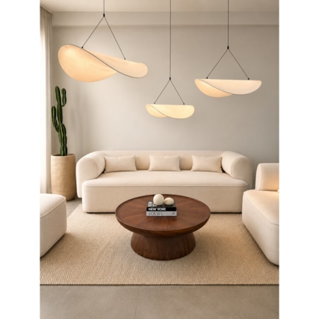 Lampa wisząca Hikari L biała Monnarita
