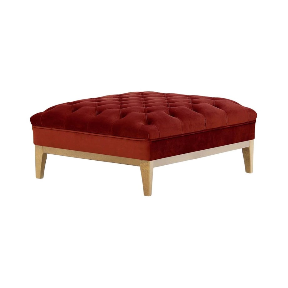 Pufa Chesterfield Modern Wood-Velluto 7