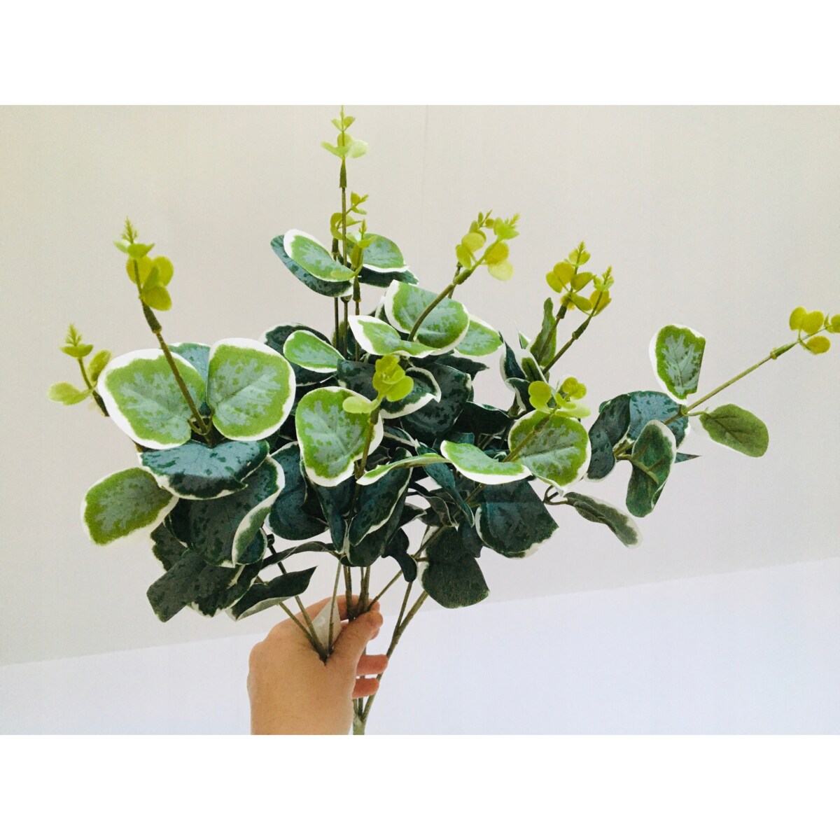 LIŚĆ GAŁĄZKA eukaliptus dodatek do stroika wiązanki sztuczna łodyga zielona