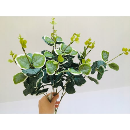 LIŚĆ GAŁĄZKA eukaliptus dodatek do stroika wiązanki sztuczna łodyga zielona