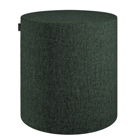 Puf Barrel, leśna zieleń szenil, ø40, wys. 40 cm, City