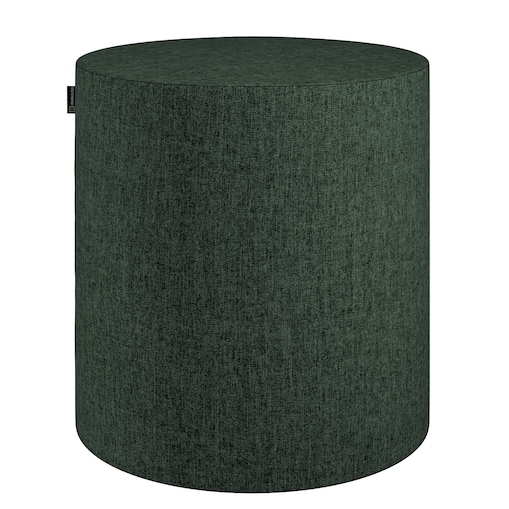 Puf Barrel, leśna zieleń szenil, ø40, wys. 40 cm, City