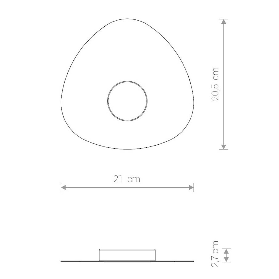 Lampa sufitowa 8303 ORGANIC Czarny Nowodvorski