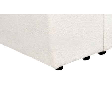 Sofa modułowa 2-osobowa boucle biała FALSTERBO