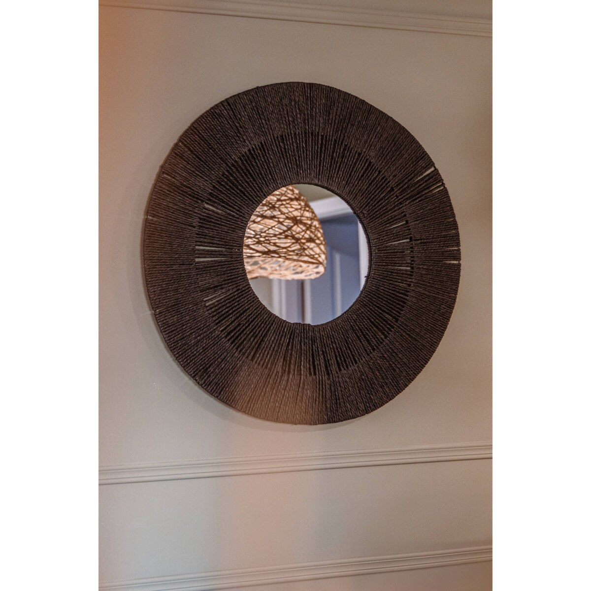 Lustro ścienne ETHNIC, Ø 76 cm