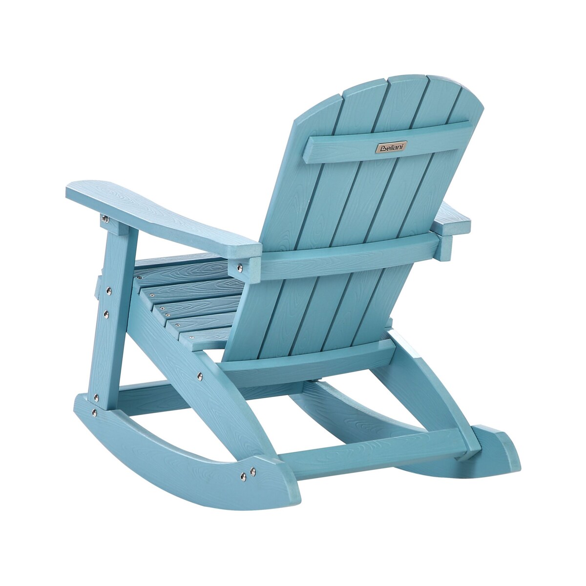 Fotel bujany ogrodowy dla dzieci jasnoniebieski ADIRONDACK