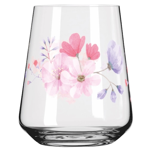 Ritzenhoff Szklanka kryształowa Sommersonett kwiaty 510 ml ilustrator T. Kuhlmann