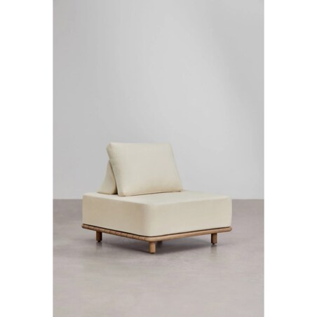 Zestaw ogrodowy: 2-częściow sofa ze stolikiem, fotelem i stolikiem kawowym Portet acacia