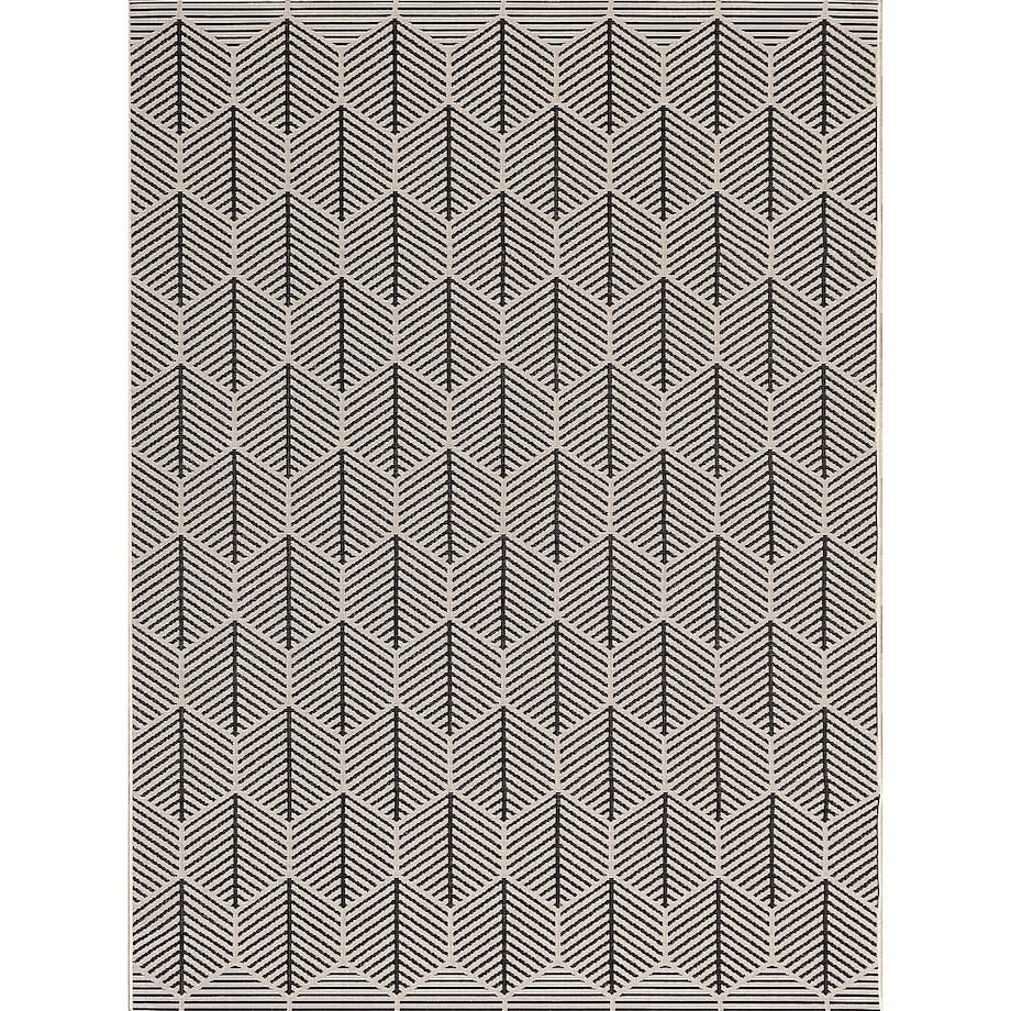 Dywan Cottage black/beige 200x290cm, 200 x 290 cm