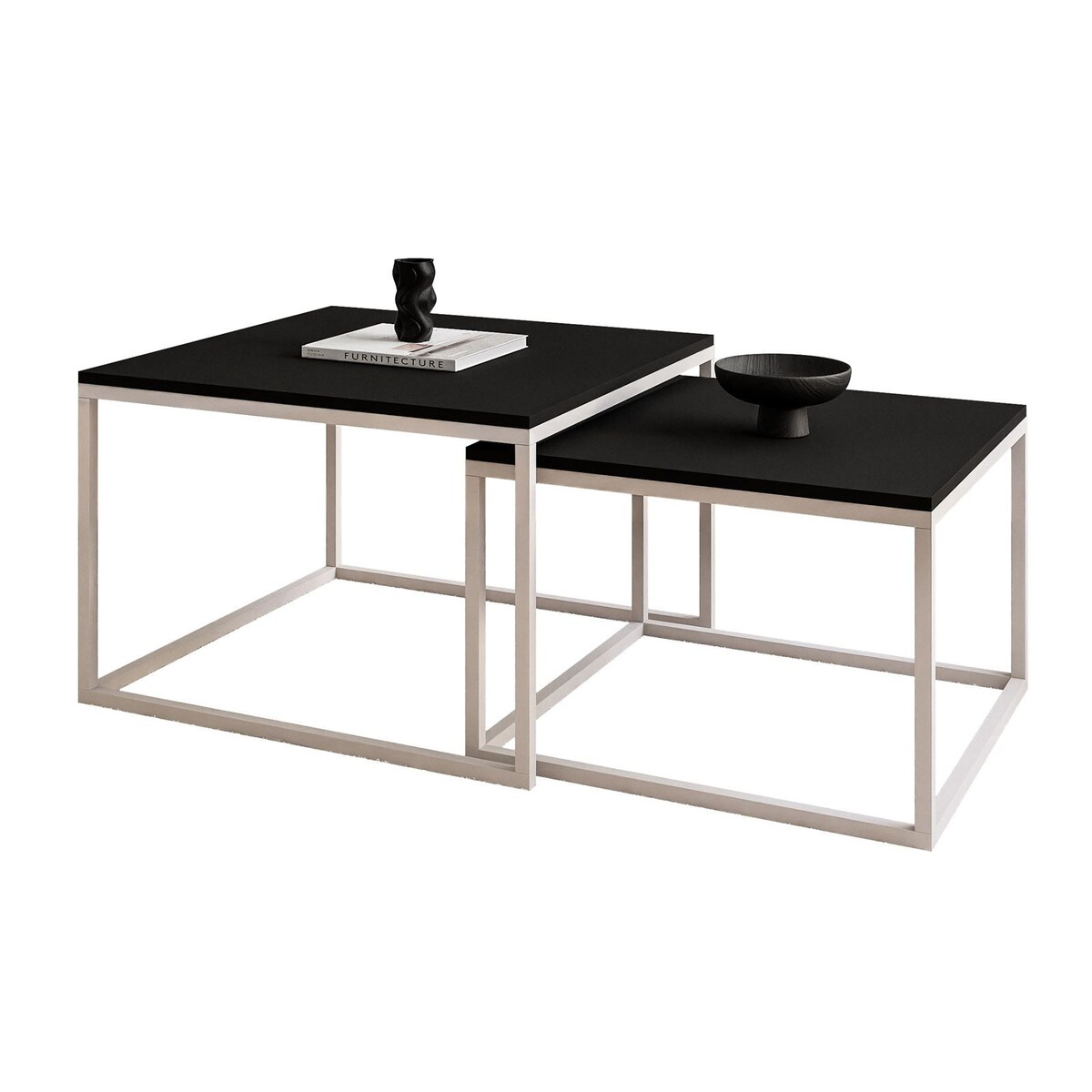 Stolik YOSHI 2w1 kaszmir czarny mat