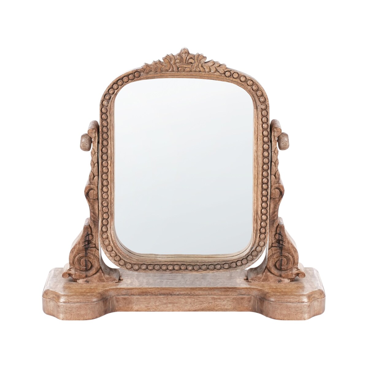 Lusterko kosmetyczne DISZNA Brązowy