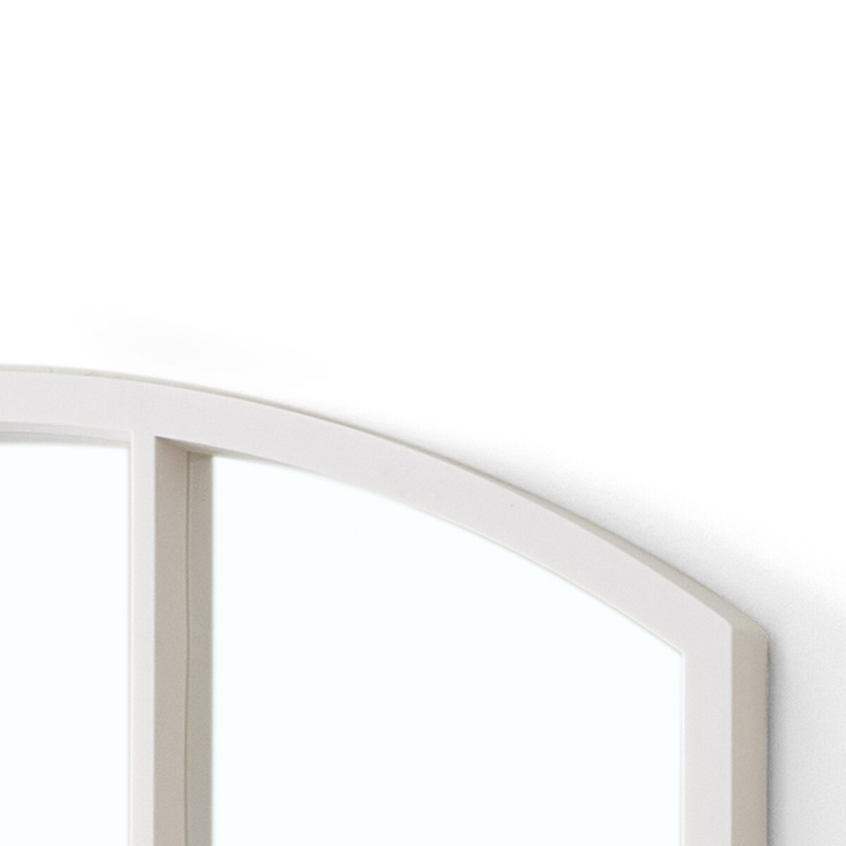 Lustro w okiennej ramie z łukiem, 76 × 52 cm