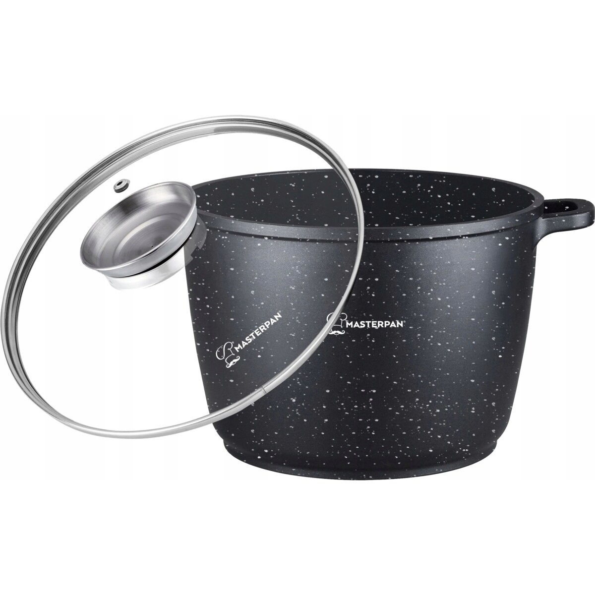 Garnek Marmurkowy 10L Z Pokrywką 28 Cm System Aroma Na Indukcję Gaz