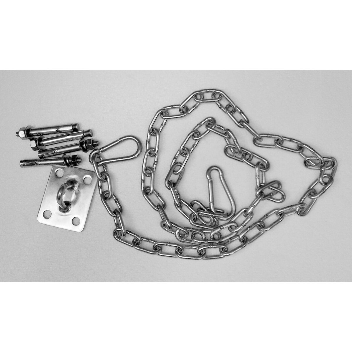 Fotel wiszący BUBBLE poduszka czarna - korpus akryl, poduszka ekoskóra