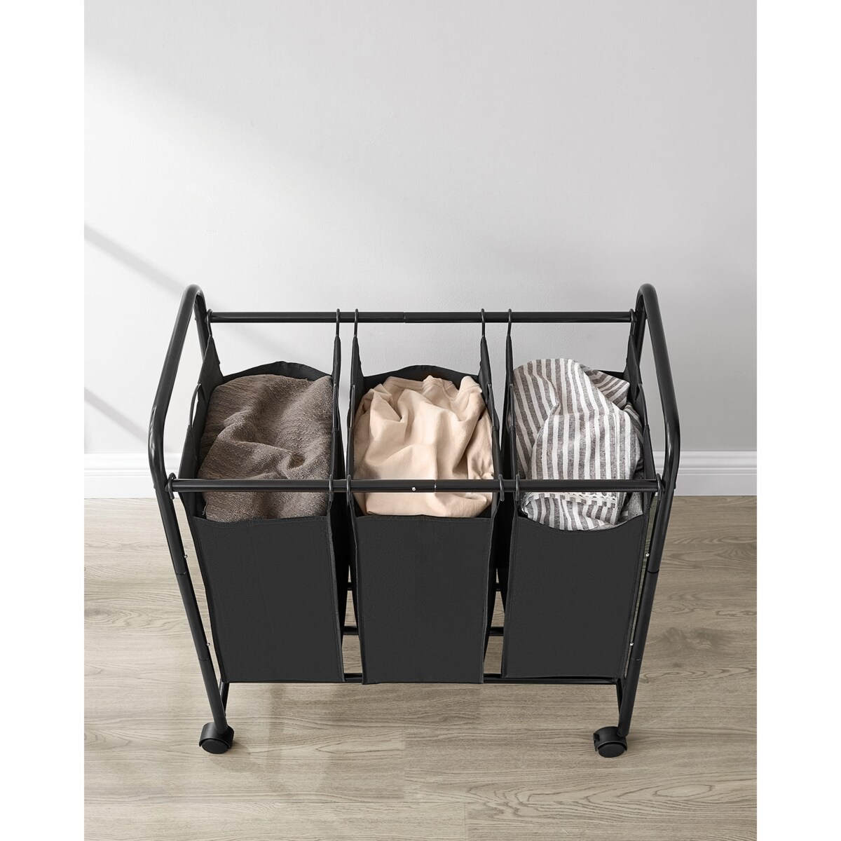 Kosz Na Pranie Ręczniki Bielizne Do Łazienki Pralni Czarny