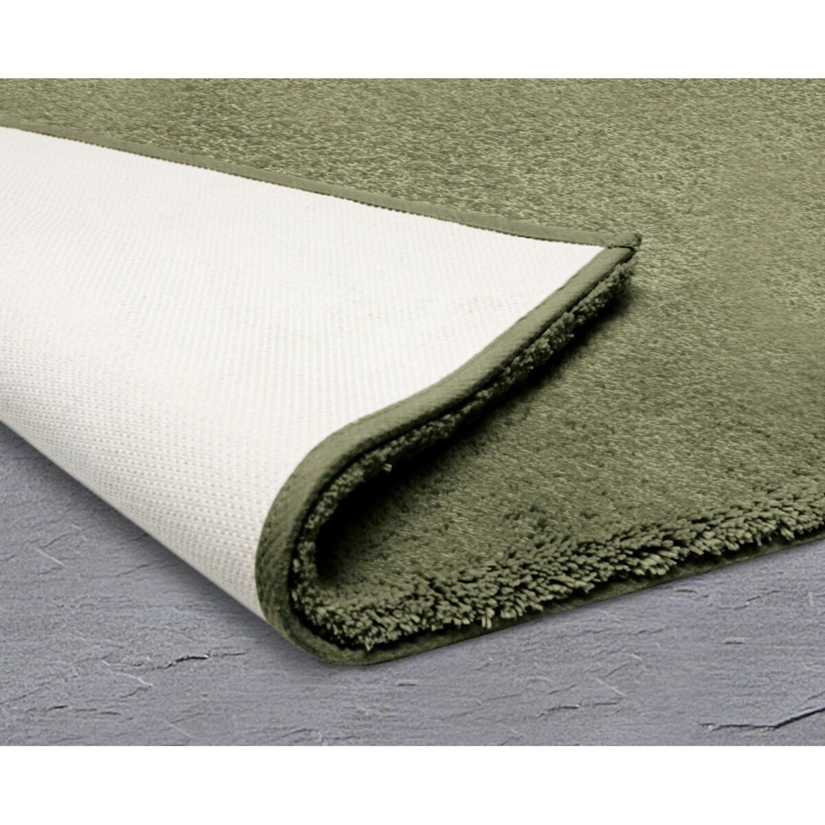 Kleine Wolke Kansas Ekologiczny Dywanik łazienkowy zielony 55x 65 cm ECO LIVING