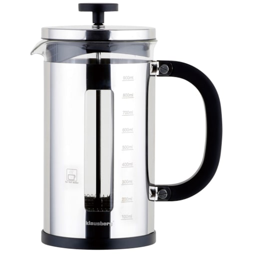 Zaparzacz do kawy i herbaty 1.0L French Press srebrny KLAUSBERG