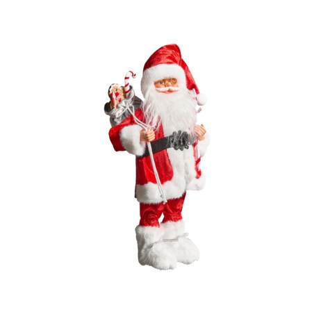 Dekoracja świąteczna ORMSAVATNET Mikołaj 45 cm Czerwony