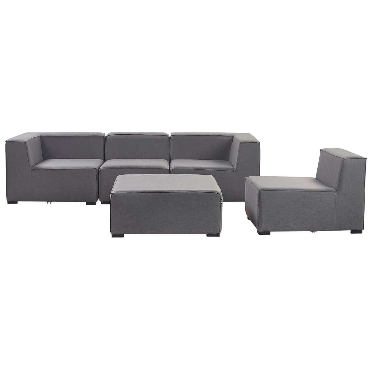 Zestaw ogrodowy 4-osobowy szary AREZZO