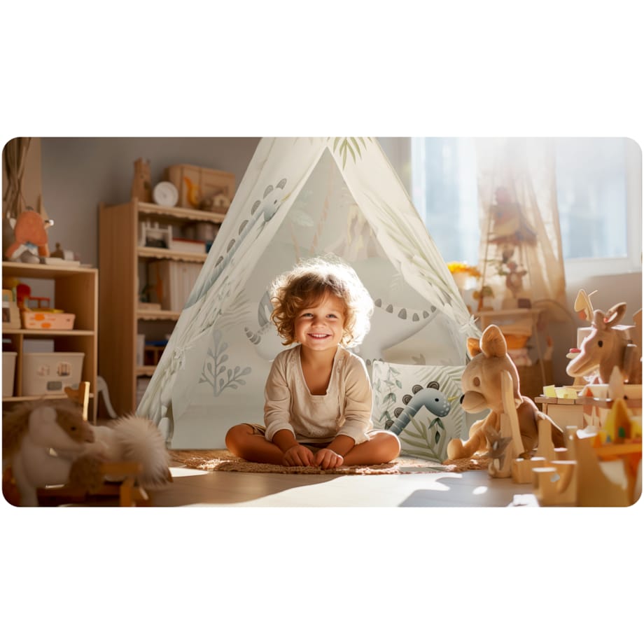 Tipi namiot dla dzieci teepee wigwam stabilizator dinozaur Nukido
