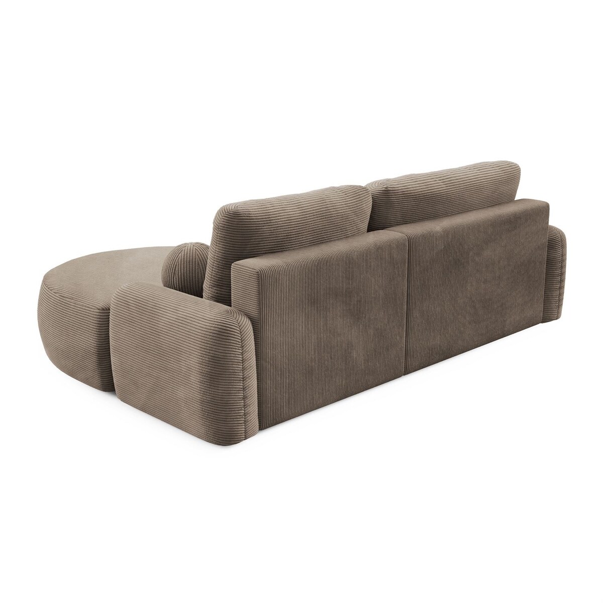 Zaokrąglony narożnik CLEO II z funkcją spania, wersja prawa, Poso 02