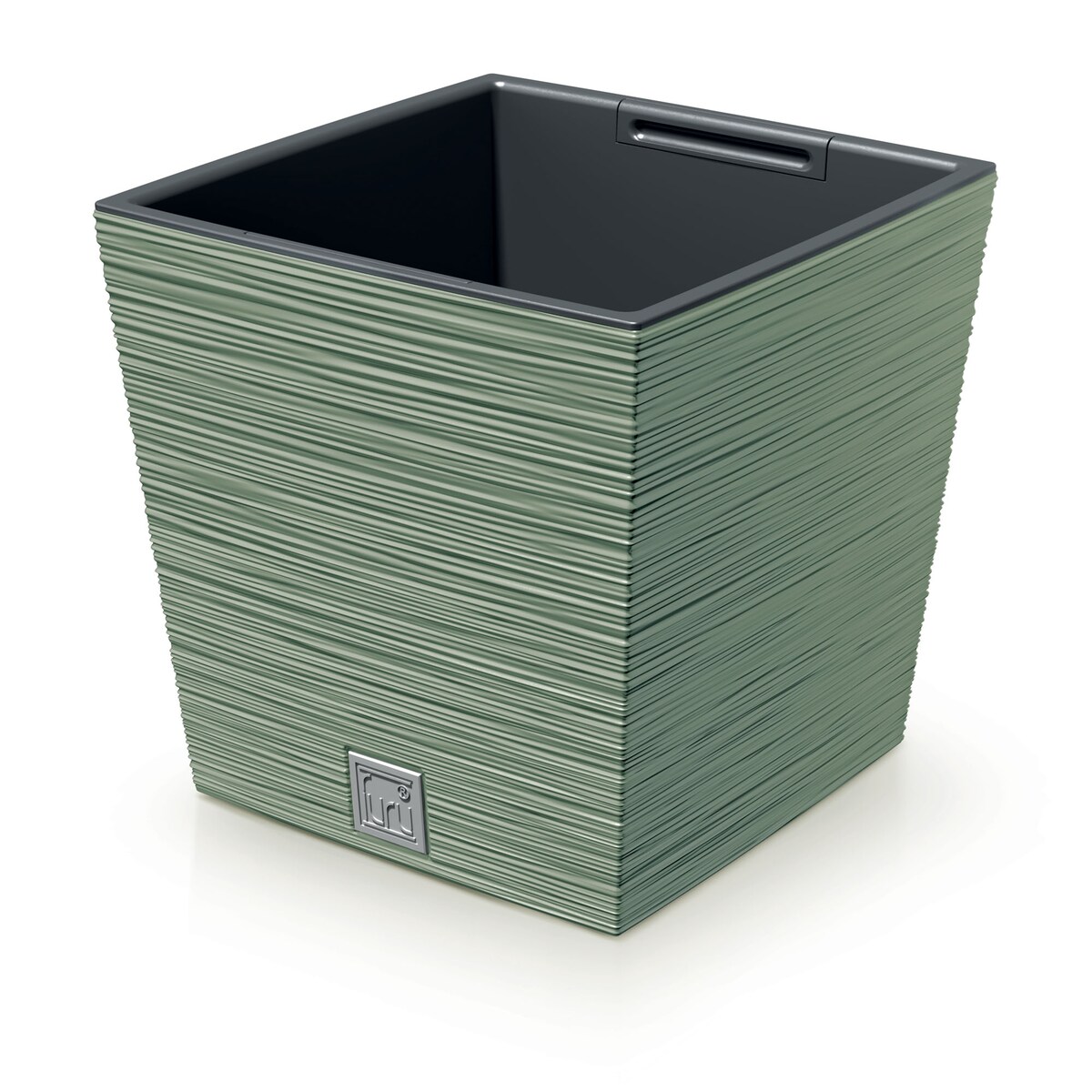 Doniczka Donica Ogrodowa 24 Cm Kwadratowa Na Taras Do Ogrodu Domu Zielona