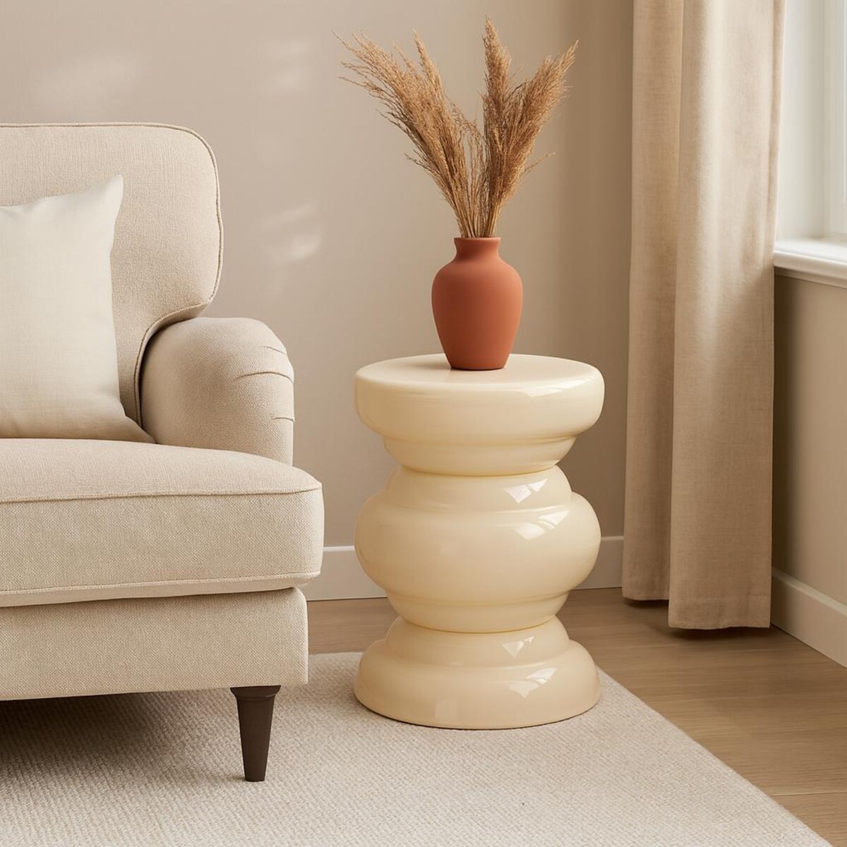 Stolik pomocniczy metalowy BORD, 41,5 cm