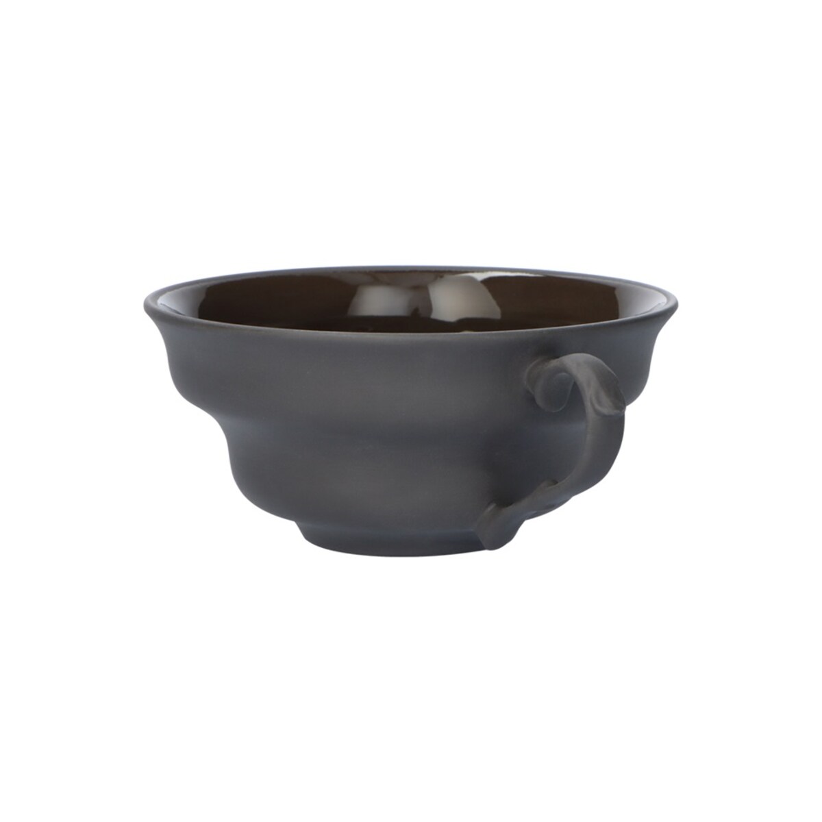 Filiżanka M 250 ml ze spodkiem czarna CD27