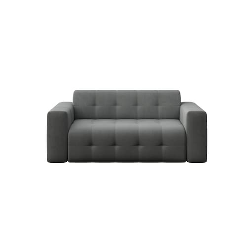 Sofa 2 osobowa Tuil srebrnoszara