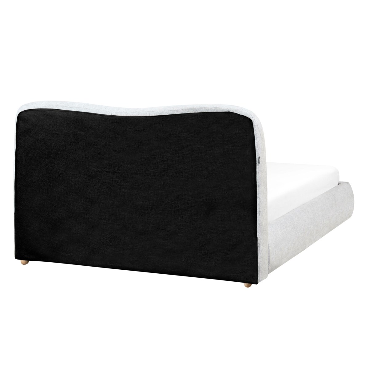 Łóżko z pojemnikiem BLAGNAC 140 x 200 cm Jasnoszary