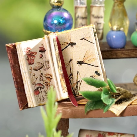 Miniaturowy domek - Magiczny ogródek