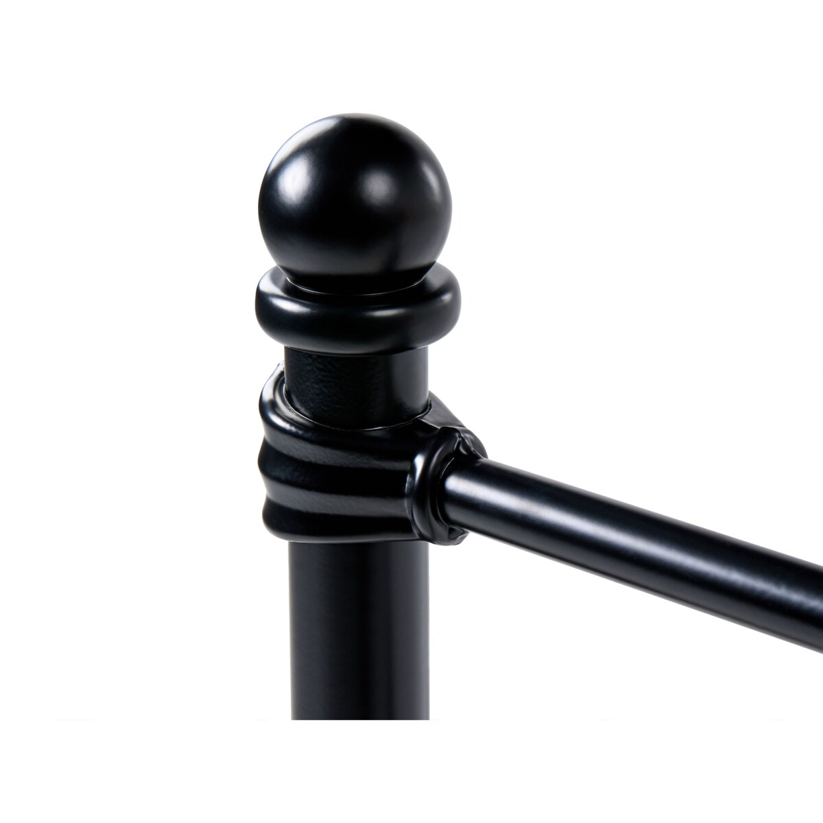 Łóżko Metal LYNX 120 x 200 cm Czarny