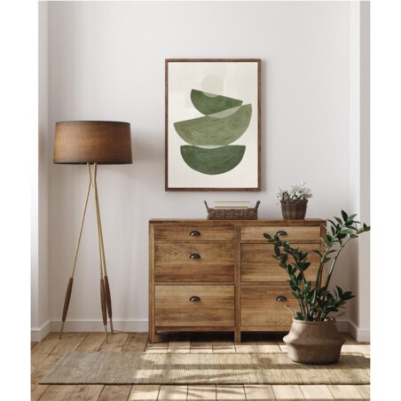 Poster Story, Plakat, Obraz - Zielone Kształty No2, wymiary 50 x 70 cm