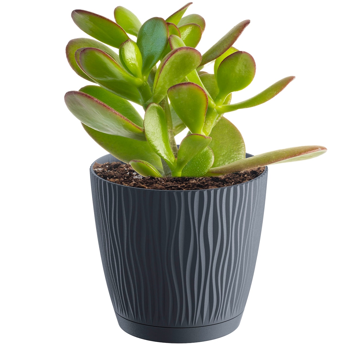 Doniczka Osłonka Okrągła Z Podstawką 12,9 Cm