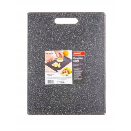 Deska do krojenia plastikowa BANQUET GRANITE 36x27cm kuchenna na warzywa