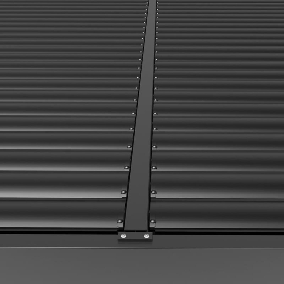 Pergola ogrodowa podwójna Luxe 5.8x4m antracytowa