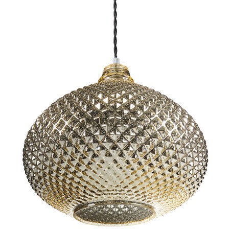 Lampa wisząca MADON Szkło Złoty