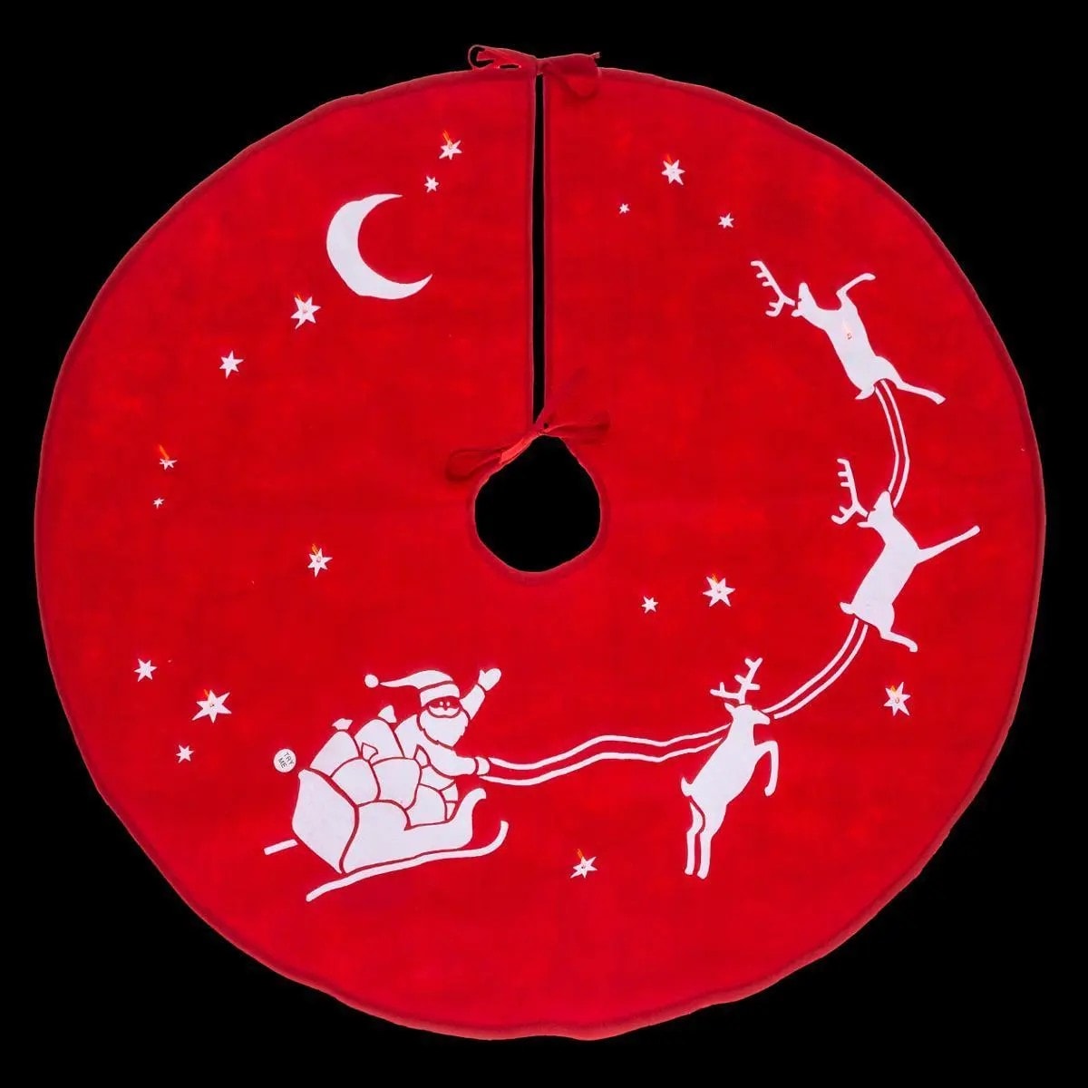 Dywanik pod choinkę z oświetleniem LED 90 cm