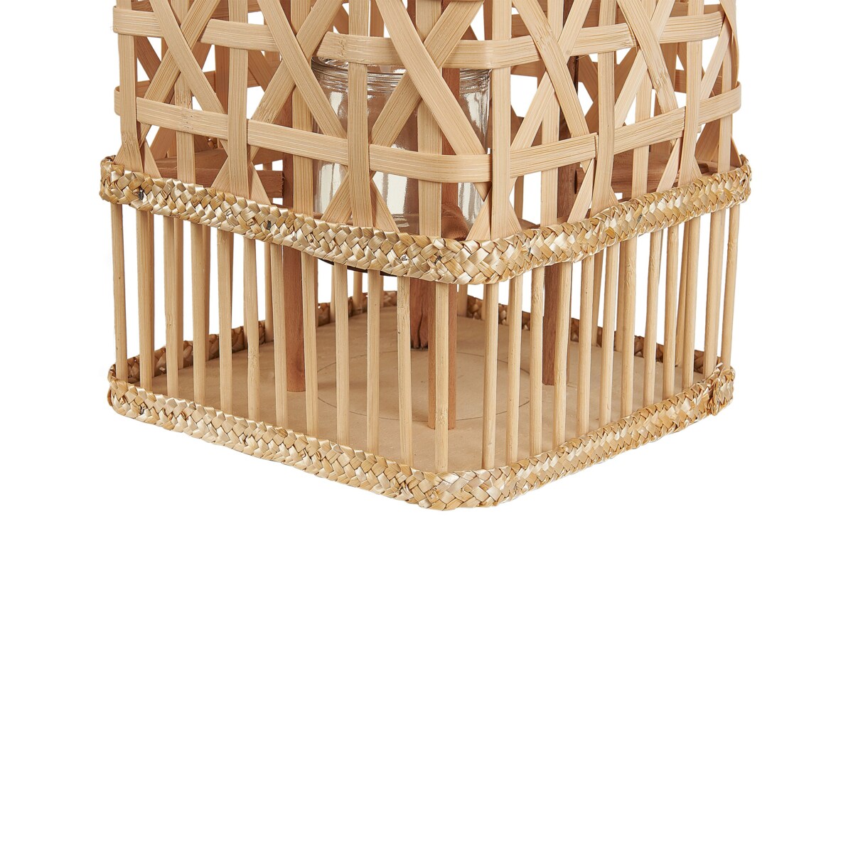 Lampion bambusowy 35 cm naturalny LUMBIS