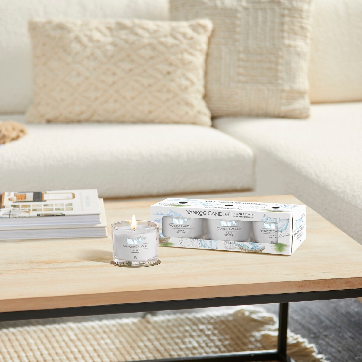 Yankee Candle mini 3-pack CLEAN COTTON