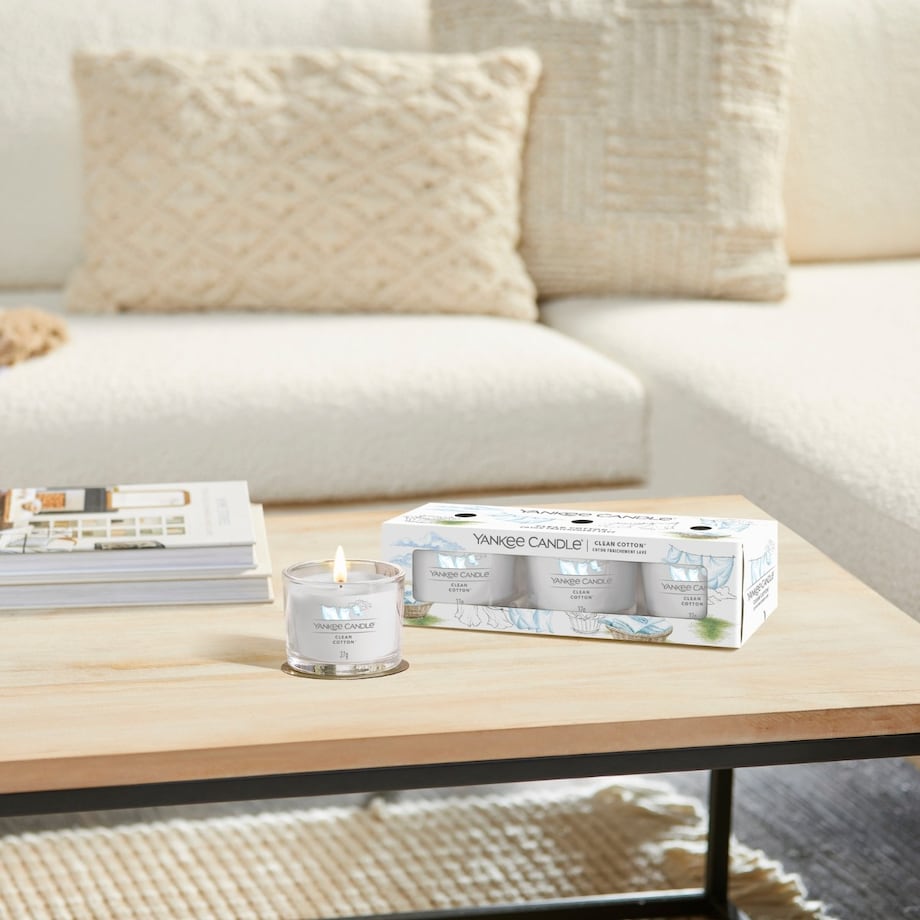 Yankee Candle mini 3-pack CLEAN COTTON