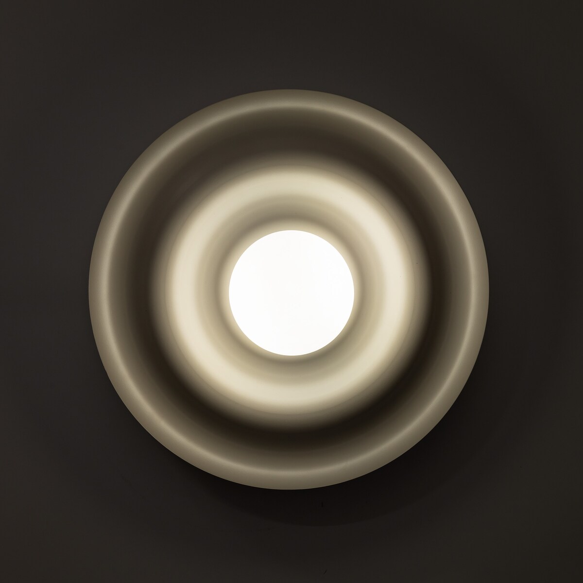 Kinkiet Tk Lighting Onda Kaszmirowy Beż M Falowany Okręgi Klosz 1Xg9