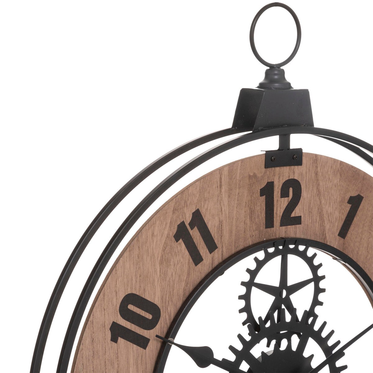 Zegar ścienny z widocznym mechanizmem, Ø 57 cm