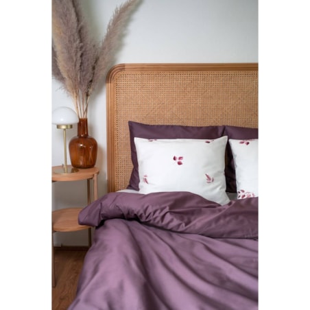 Pościel satynowa royal purple 160/200 + 2 x 70/80 cm