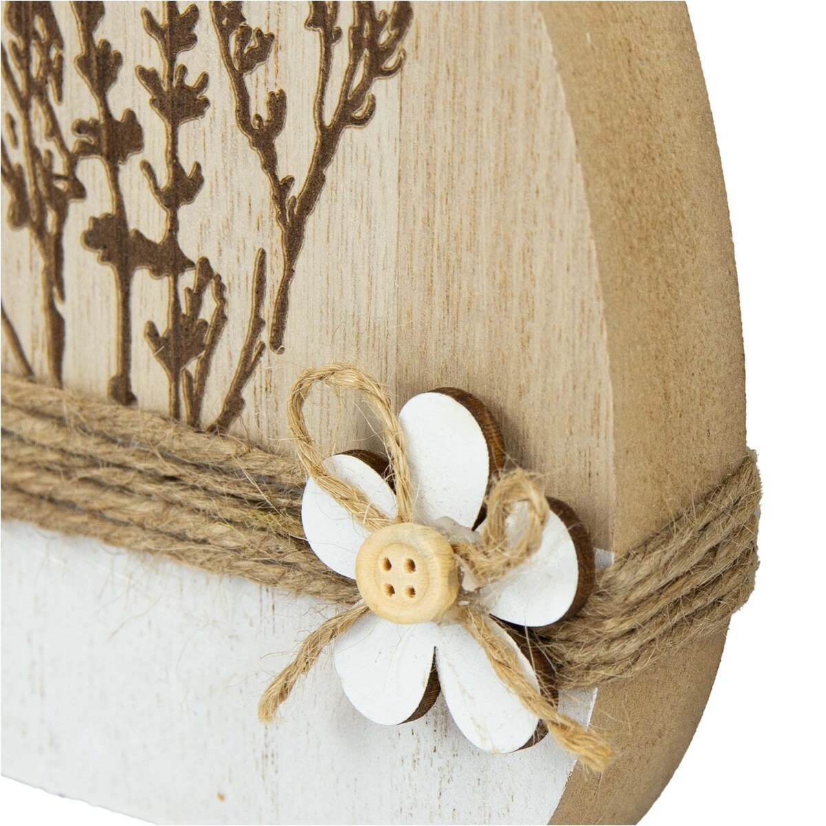 Ozdoba Jajko Wielkanocne 14 Cm Dekoracja Pisanka Na Stół Drewniane Zatrwian