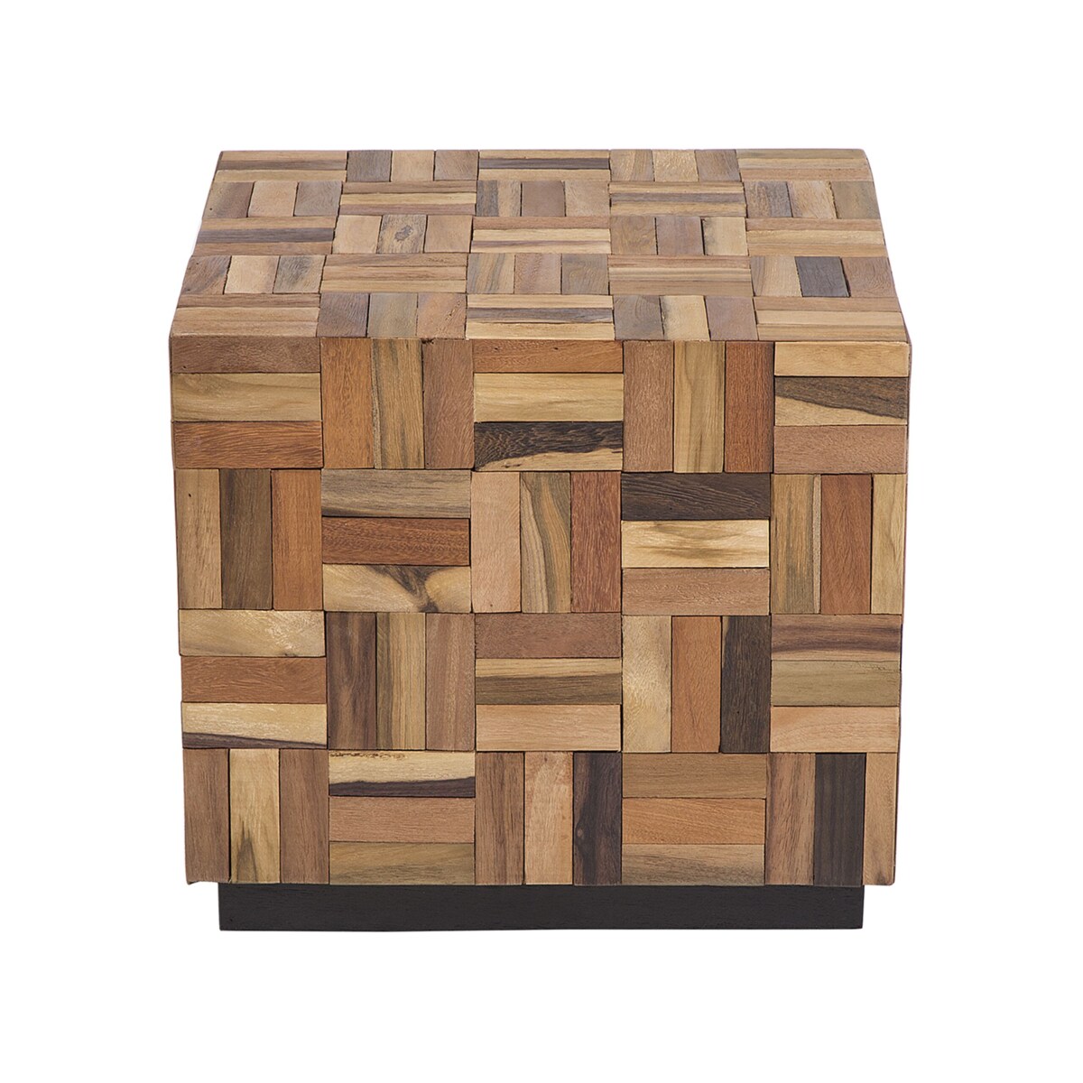 Stolik pomocniczy drewno tekowe ciemne GAMETI