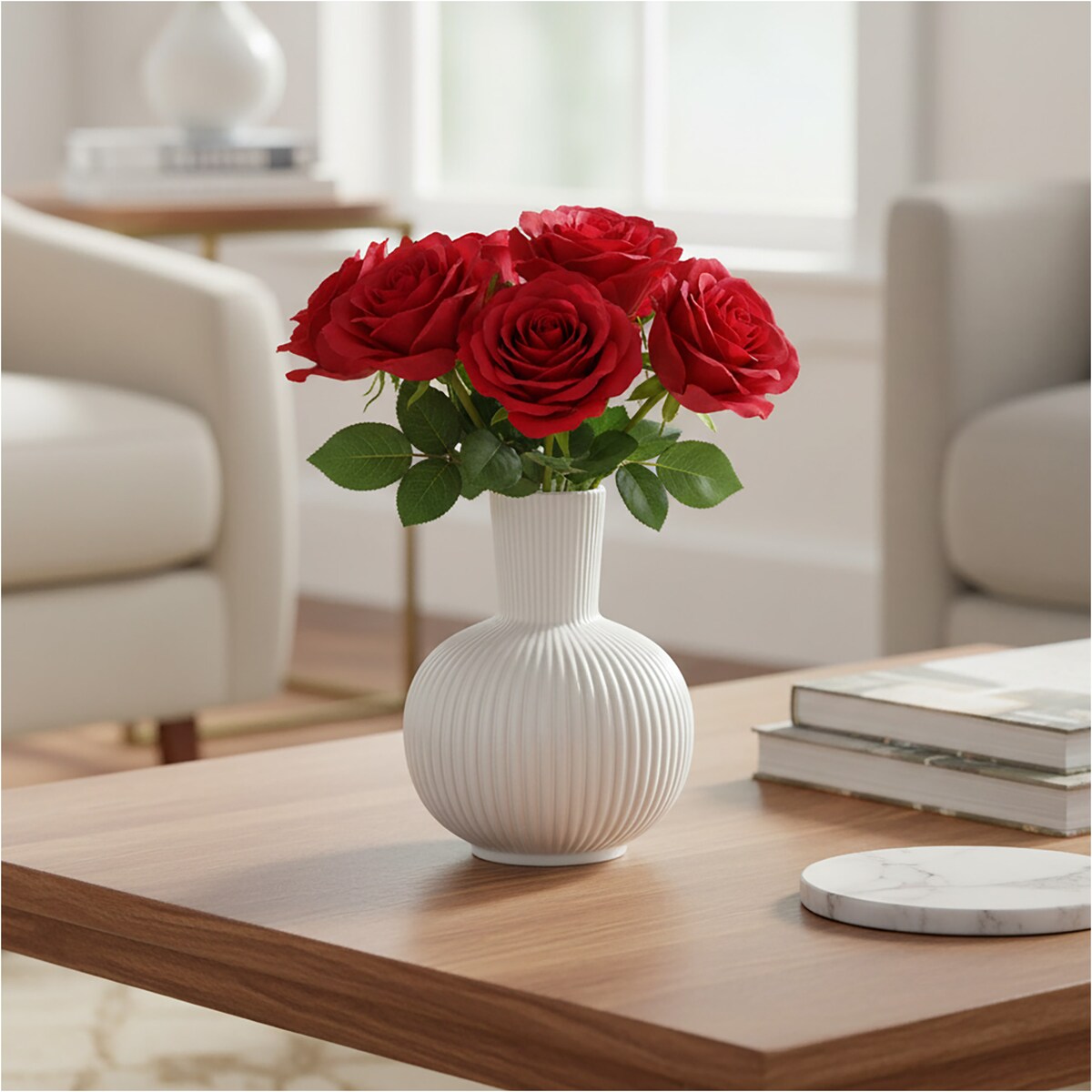 Wazon Ceramiczny Zdobiony Dekoracyjny Waza Ozdobna Na Kwiaty 21 Cm